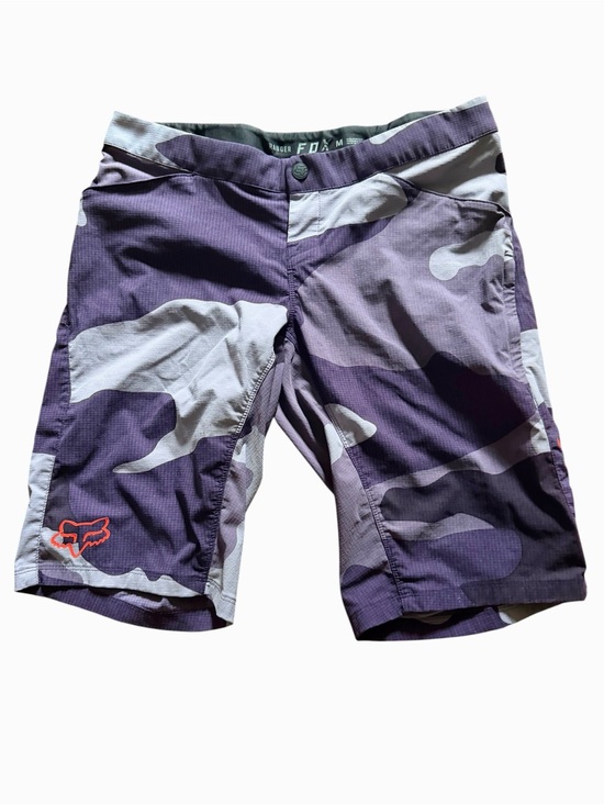 Fox Pants - Fox Purple Camo Women's Bike Shorts